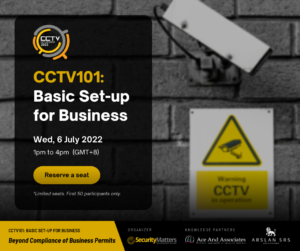 CCTV101 Basic Set-up for Business